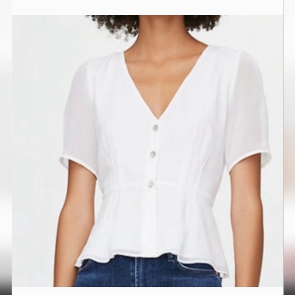 Artizia Blush Wilfred Button-front Blouse - Picture 6 of 6